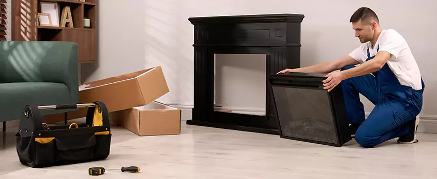 Old Rusted Metal Fireplace Repair And Replacement in Cabot, AR